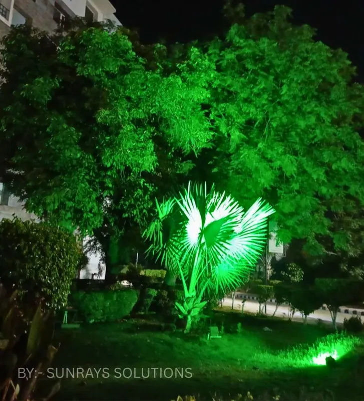 Garden Uplighting by Sunrays Solutions