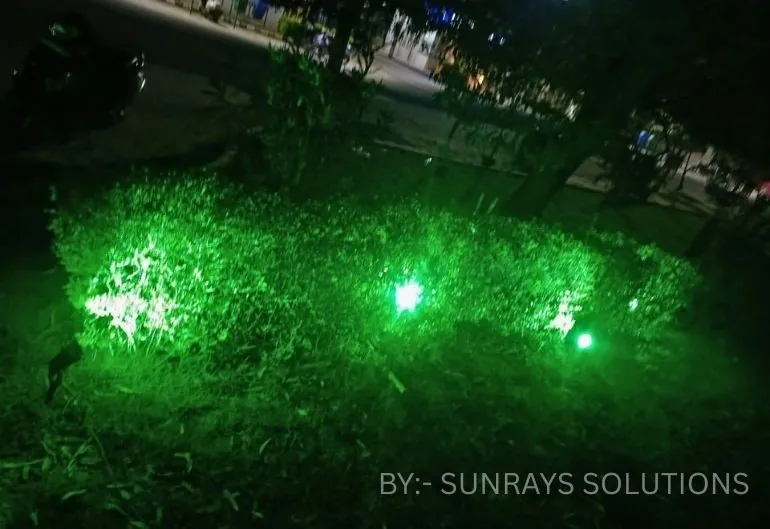 Garden Uplighting by Sunrays Solutions